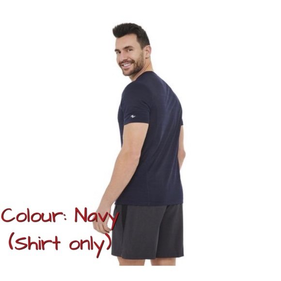 🎉 3/$20 Athletic Works Stripe Texture Tee - Picture 3 of 9